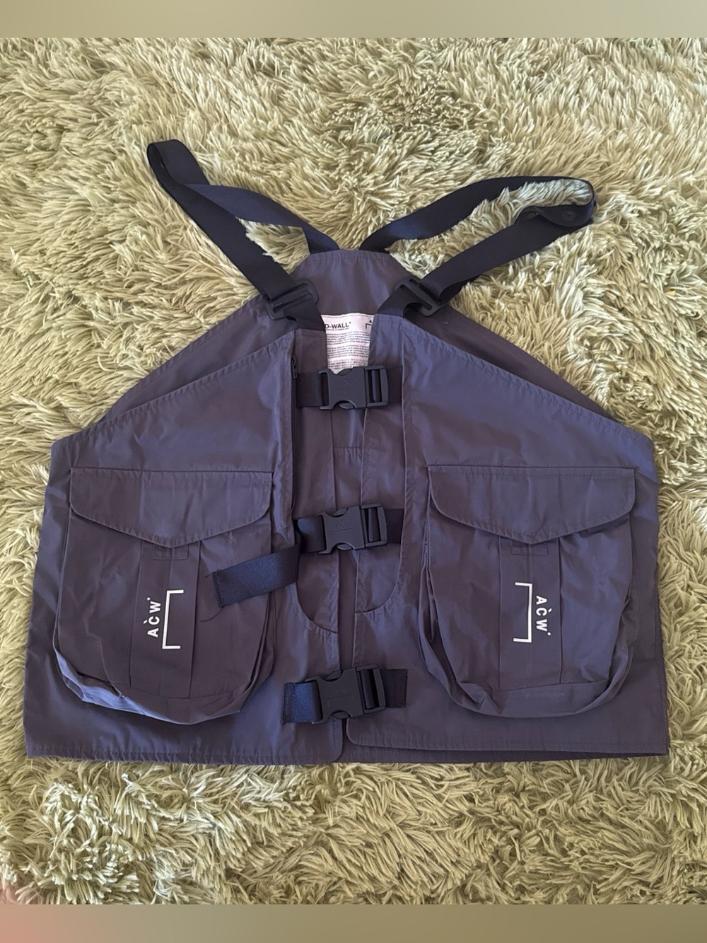 A-COLD-WALL* grey utility vest gilet